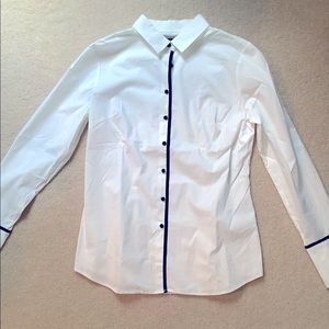 Banana Republic white button down